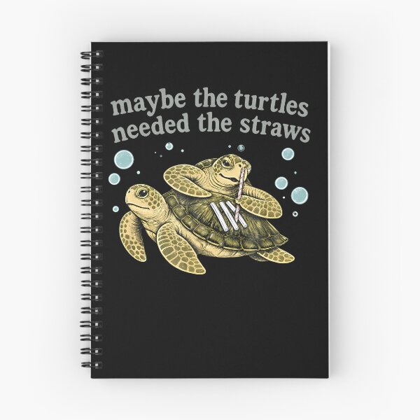 Item preview, Maybe The Turtles Needed The Straws designed and sold by snailslowdance.