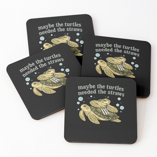 Item preview, Maybe The Turtles Needed The Straws designed and sold by snailslowdance.