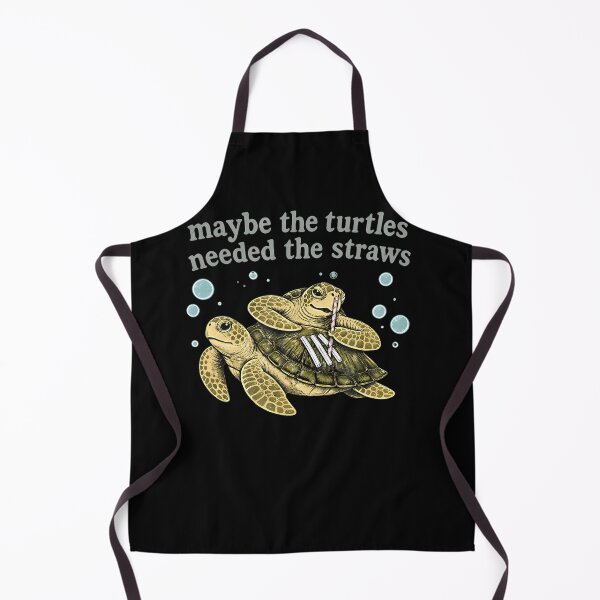 Item preview, Maybe The Turtles Needed The Straws designed and sold by snailslowdance.