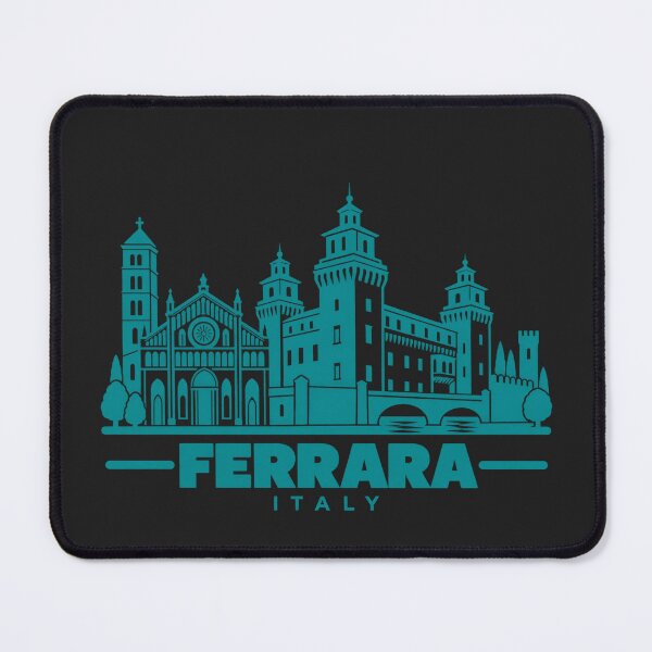 Item preview, Ferrara Italy Line Art Landmark Poster designed and sold by CMYKStudio.