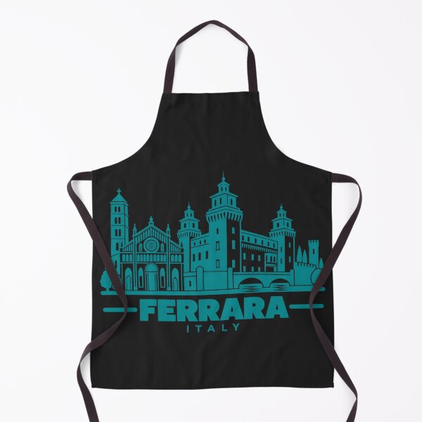 Item preview, Ferrara Italy Line Art Landmark Poster designed and sold by CMYKStudio.