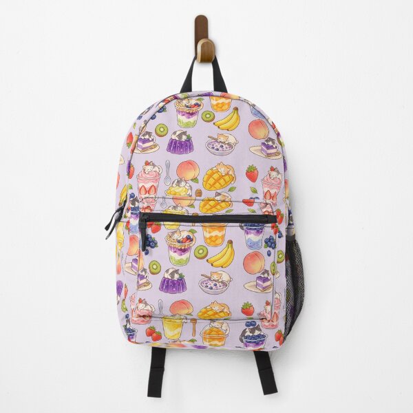 Item preview, Cute Kawaii Cats & Fruit Desserts – Pastel Watercolor Kitty Food Sticker Aesthetic designed and sold by StickerJas.
