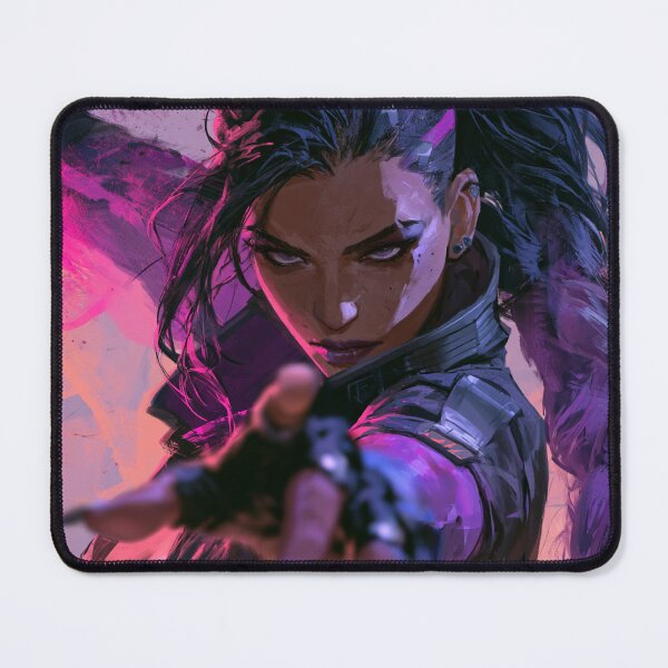 Item preview, Cyberpunk Anime Warrior - Undercut Braided Hair Reaching Hand Art designed and sold by AxeWave.
