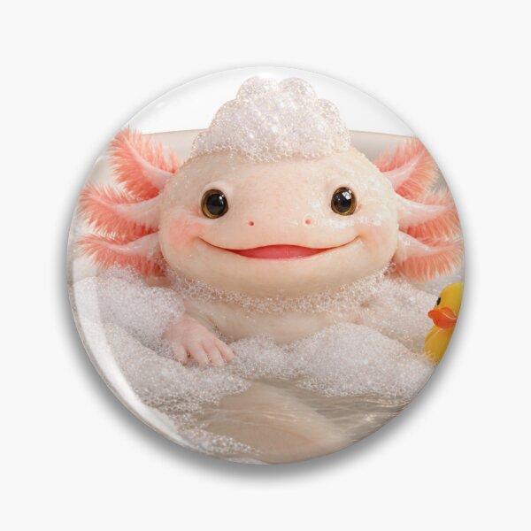 Item preview, Albino Axolotl Bubble Bath designed and sold by Sillytoe.