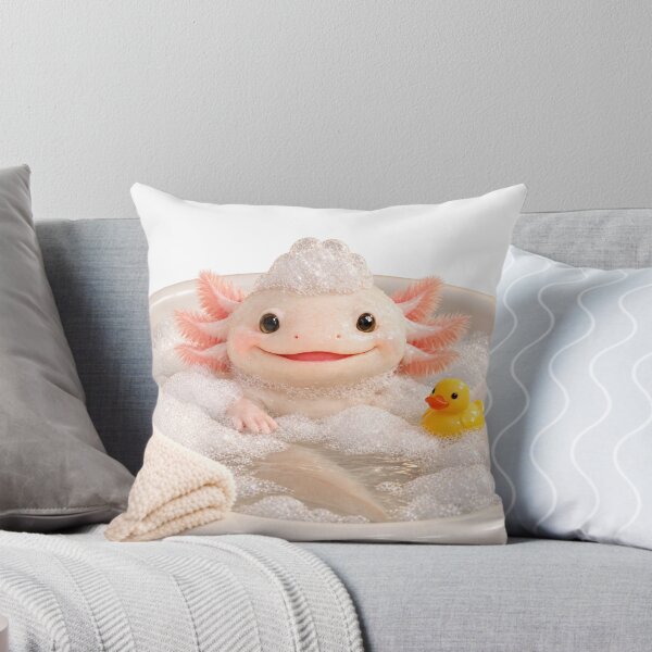 Item preview, Albino Axolotl Bubble Bath designed and sold by Sillytoe.