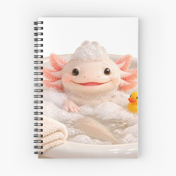 Item preview, Albino Axolotl Bubble Bath designed and sold by Sillytoe.