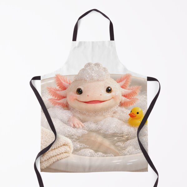 Item preview, Albino Axolotl Bubble Bath designed and sold by Sillytoe.