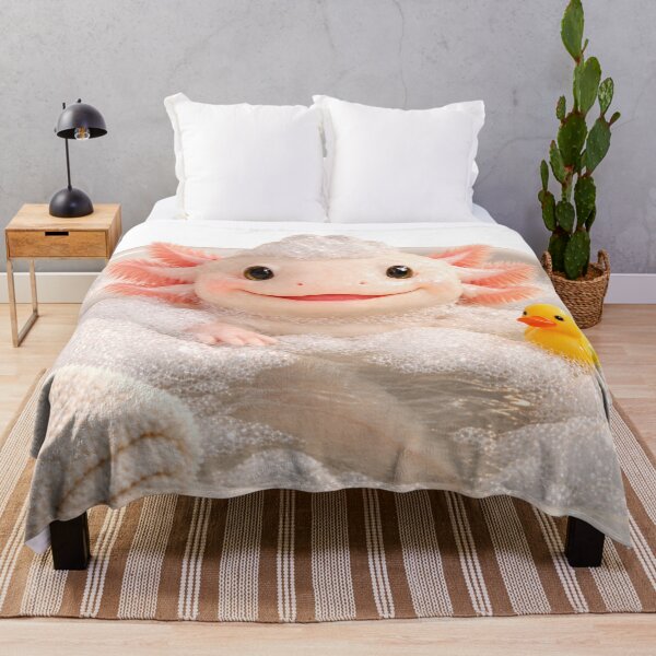 Item preview, Albino Axolotl Bubble Bath designed and sold by Sillytoe.