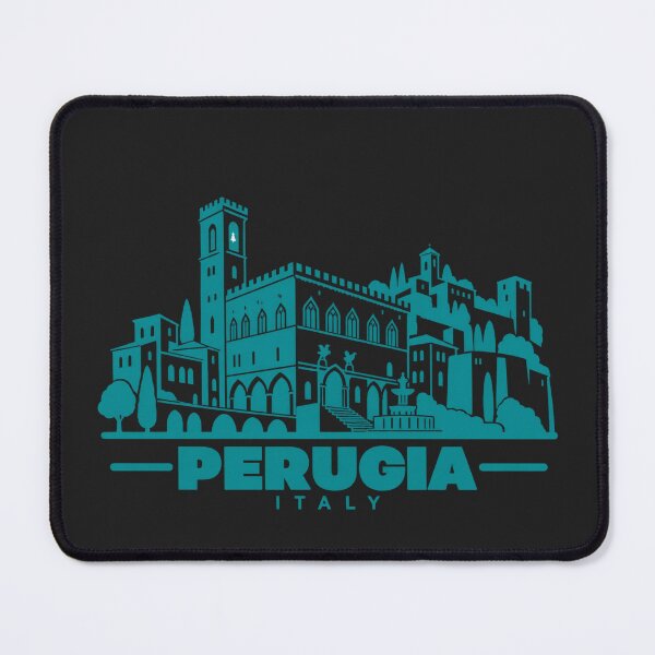 Item preview, Perugia Italy Line Art Skyline Poster designed and sold by CMYKStudio.