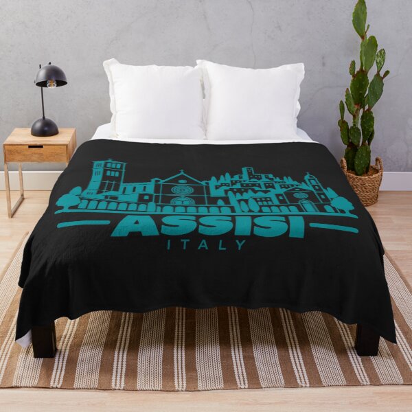 Item preview, Assisi Italy Line Art Landmark Poster designed and sold by CMYKStudio.