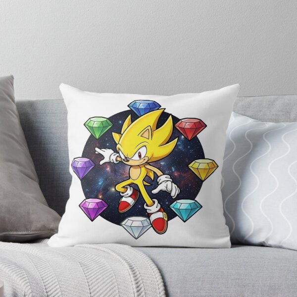 Item preview, Super Sonic & the Chaos Emeralds designed and sold by FreakNRetro.