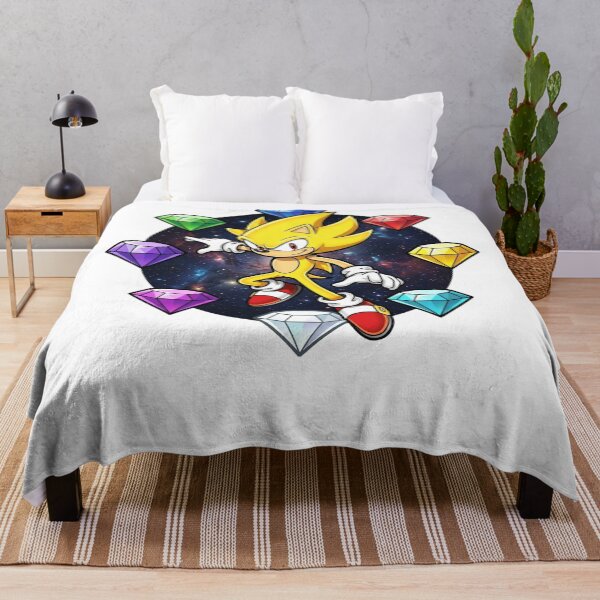 Item preview, Super Sonic & the Chaos Emeralds designed and sold by FreakNRetro.