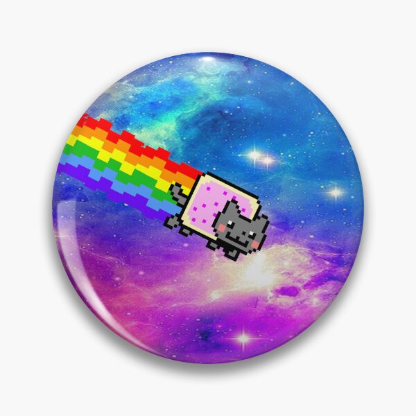 Item preview, Nyan Cat Galaxy Rainbow Pixel Art Y2K designed and sold by TrxshWear.
