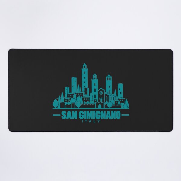 Item preview, San Gimignano Italy Line Art Landmark Poster designed and sold by CMYKStudio.
