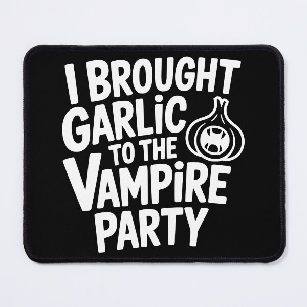 Item preview, I Brought Garlic to the Vampire Party designed and sold by theartfulaspie.