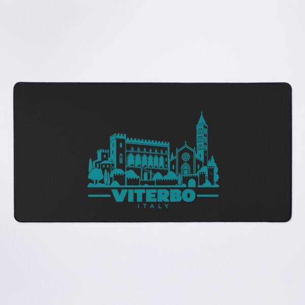 Item preview, Viterbo Italy Line Art Landmark Poster designed and sold by CMYKStudio.