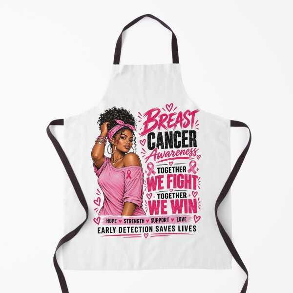 Item preview, Women Black African American Breast Cancer Pink Ribbon Girl designed and sold by SanipepaVase.