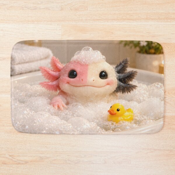 Item preview, Chimera Axolotl Bathtub designed and sold by Sillytoe.
