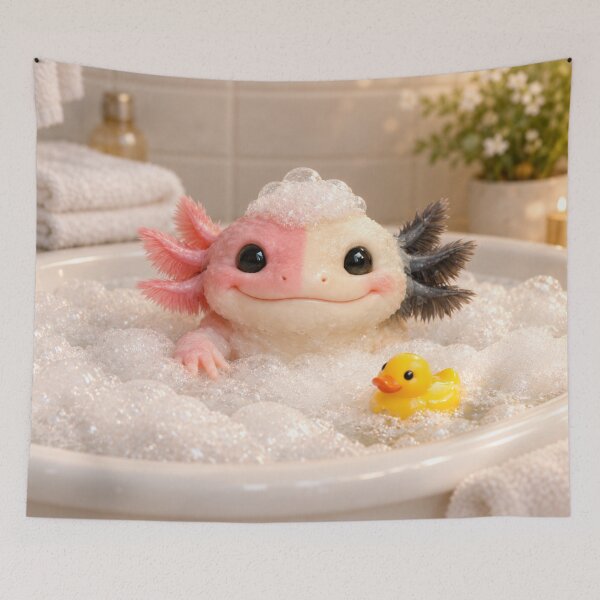 Item preview, Chimera Axolotl Bathtub designed and sold by Sillytoe.