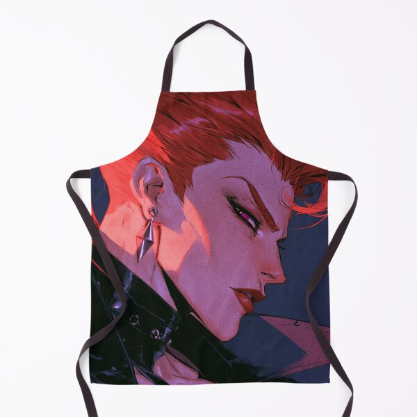 Item preview, Muscular Anime Warrior - Red Hair High Collar Portrait designed and sold by AxeWave.