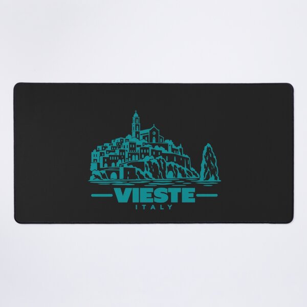 Item preview, Vieste Italy Line Art Coastline Poster designed and sold by CMYKStudio.