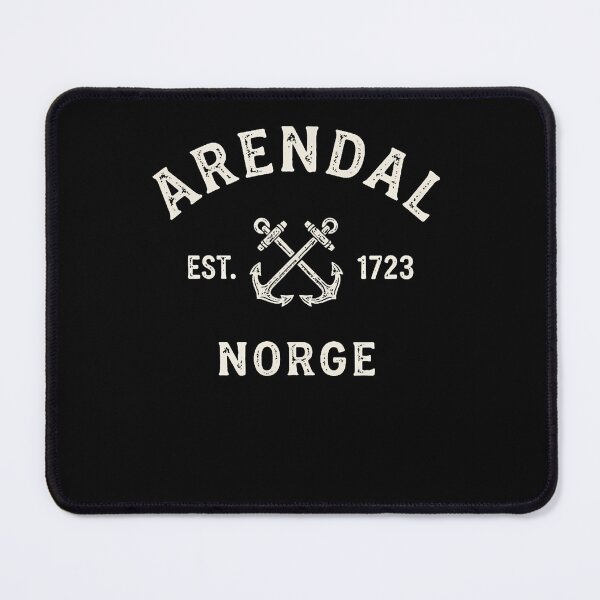 Artikelvorschau, Arendal Norway Norge Vintage Crossed Boat Anchor Design entworfen und verkauft von snailslowdance.