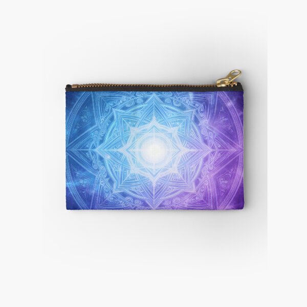 Item preview, Sacred Geometry Mandal in purple and blue designed and sold by artedamensagem.