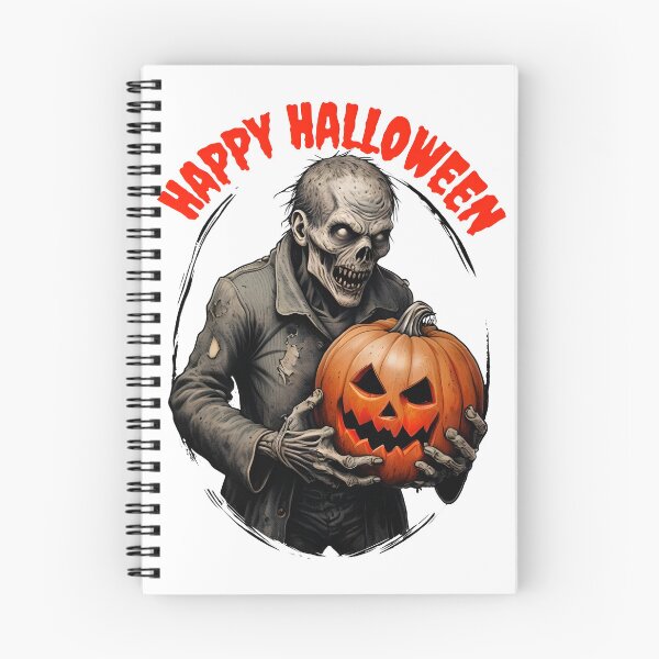 Item preview, Zombie with Pumpkin - Happy Halloween designed and sold by NightTimeJ.