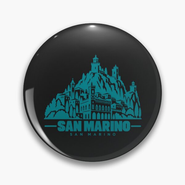 Artikelvorschau, San Marino San Marino Linienkunst-Skyline-Poster entworfen und verkauft von CMYKStudio.