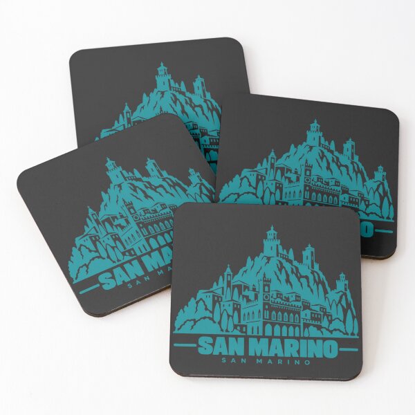 Item preview, San Marino San Marino Line Art Skyline Poster designed and sold by CMYKStudio.