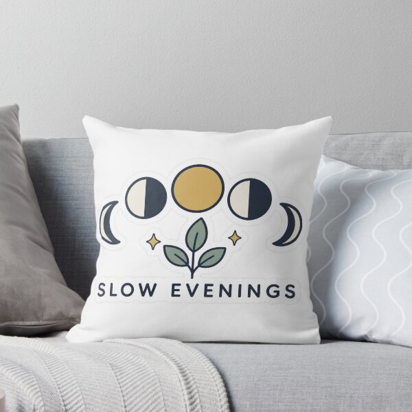 Item preview, Slow Evenings Cozy Night Routine & Desk Decor Aesthetic Sticker designed and sold by morikuma.