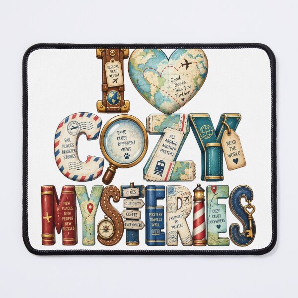 Item preview, I Love Cozy Mysteries - Travel designed and sold by Lori Winslow Designs.