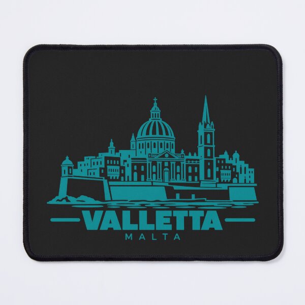 Item preview, Valletta Malta Line Art Landmark Poster designed and sold by CMYKStudio.