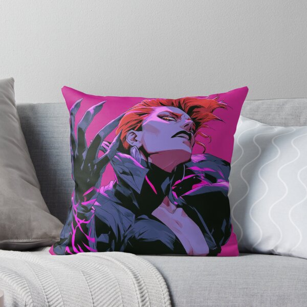 Item preview, Muscular Anime Warrior - Red Hair & Clawed Glove Magenta Art designed and sold by AxeWave.