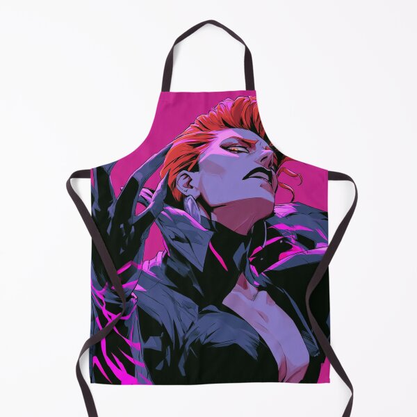 Item preview, Muscular Anime Warrior - Red Hair & Clawed Glove Magenta Art designed and sold by AxeWave.