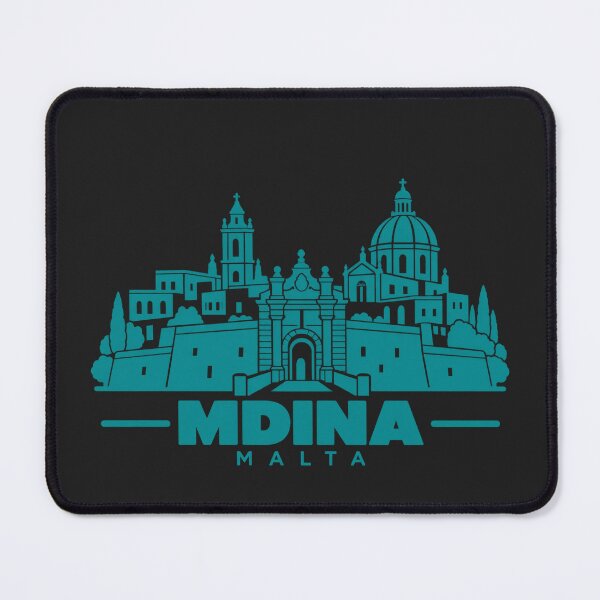 Item preview, Mdina Malta Line Art Landmark Poster designed and sold by CMYKStudio.