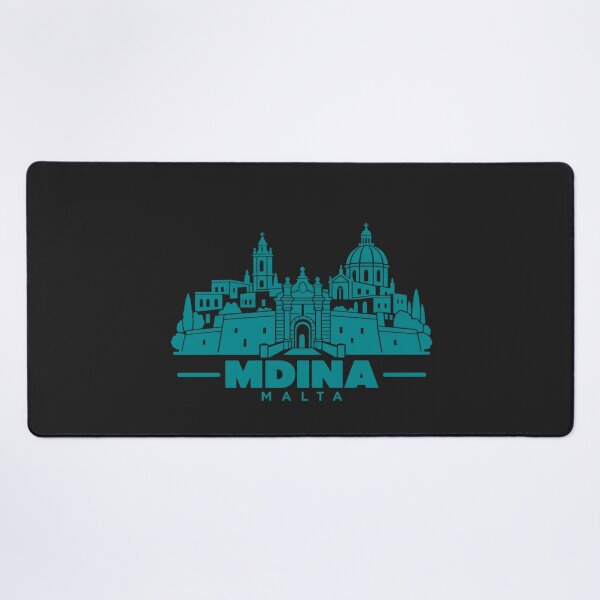 Item preview, Mdina Malta Line Art Landmark Poster designed and sold by CMYKStudio.