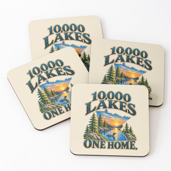 Item preview, Minnesota 10,000 Lakes One Home – Loon Lake State Pride designed and sold by HO•Designs.