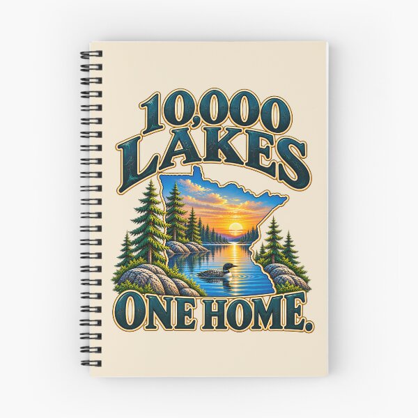 Item preview, Minnesota 10,000 Lakes One Home – Loon Lake State Pride designed and sold by HO•Designs.