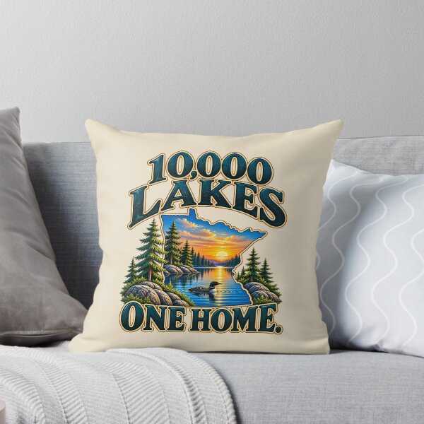 Item preview, Minnesota 10,000 Lakes One Home – Loon Lake State Pride designed and sold by HO•Designs.