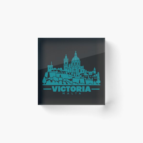 Item preview, Victoria Malta Line Art Landmark Poster designed and sold by CMYKStudio.