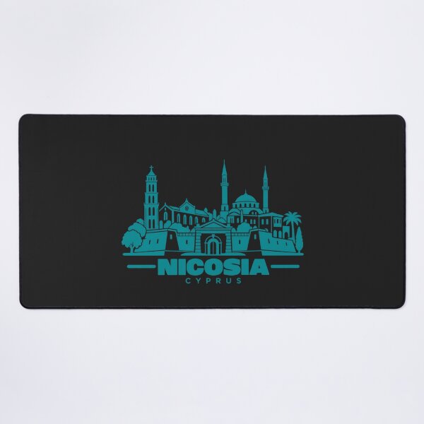 Item preview, Nicosia Cyprus Line Art Skyline Poster designed and sold by CMYKStudio.