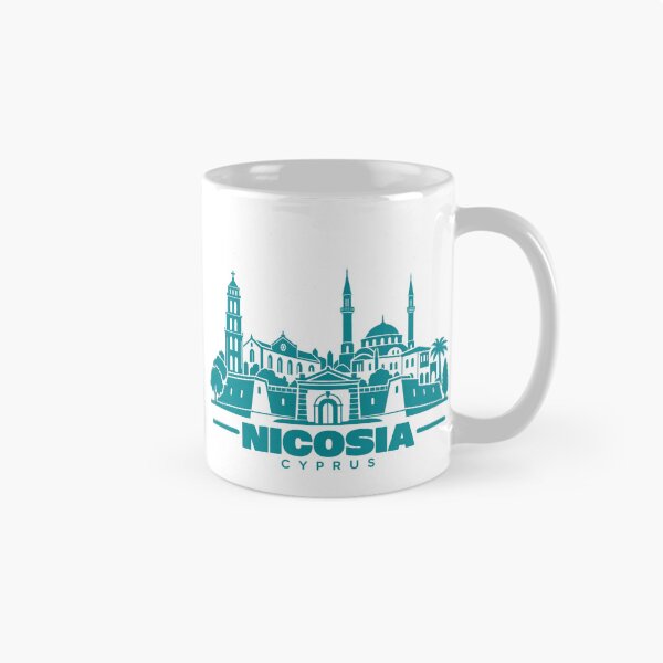 Item preview, Nicosia Cyprus Line Art Skyline Poster designed and sold by CMYKStudio.