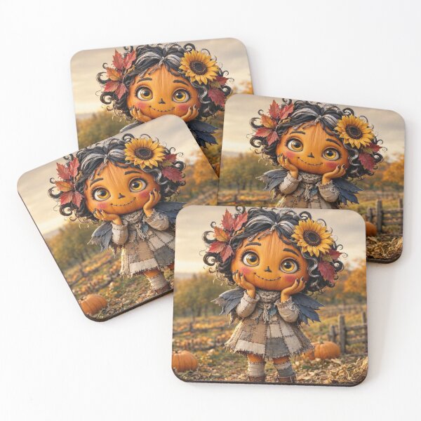 Item preview, Autumn Pumpkin Pixie Illustration designed and sold by KingsArtworx 2.
