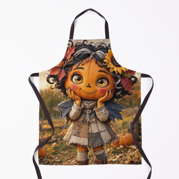 Item preview, Autumn Pumpkin Pixie Illustration designed and sold by KingsArtworx 2.