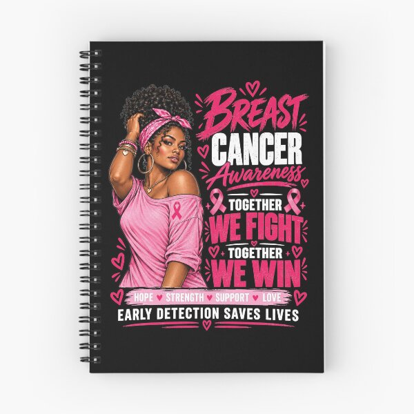 Item preview, Women Black African American Breast Cancer Pink Ribbon Girl 2 designed and sold by SanipepaVase.