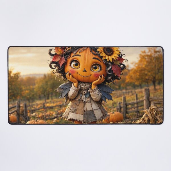 Item preview, Autumn Pumpkin Pixie Illustration designed and sold by KingsArtworx 2.