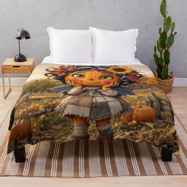 Item preview, Autumn Pumpkin Pixie Illustration designed and sold by KingsArtworx 2.