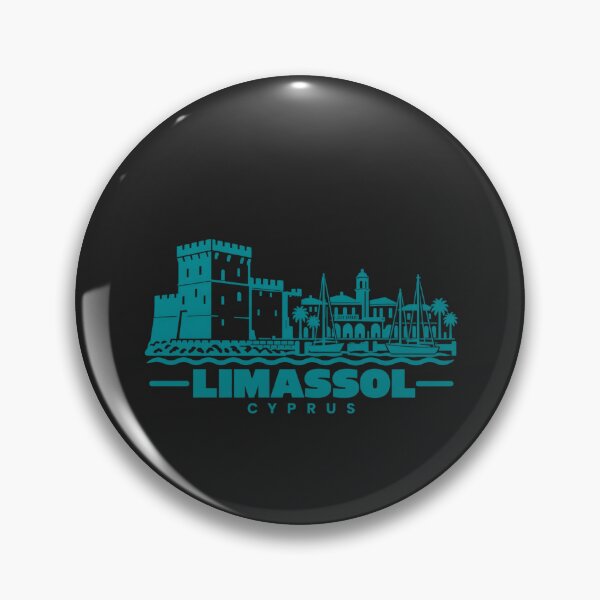 Item preview, Limassol Cyprus Line Art Coastline Poster designed and sold by CMYKStudio.