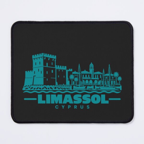 Item preview, Limassol Cyprus Line Art Coastline Poster designed and sold by CMYKStudio.
